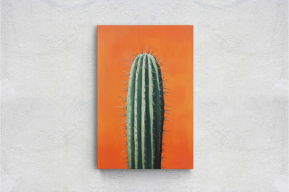 Cactus Art, Lone Cactus, Desert Decor, Southwest Art