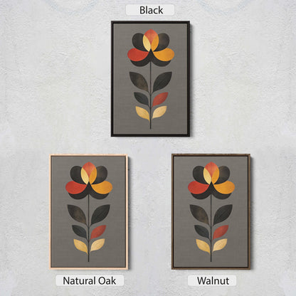 Modern Floral Decor, Contemporary Art, Simple Clean, Abstract Art