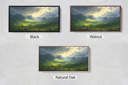 Celtic Highlands, Scotland Art, Scenic Art, Nature Painting