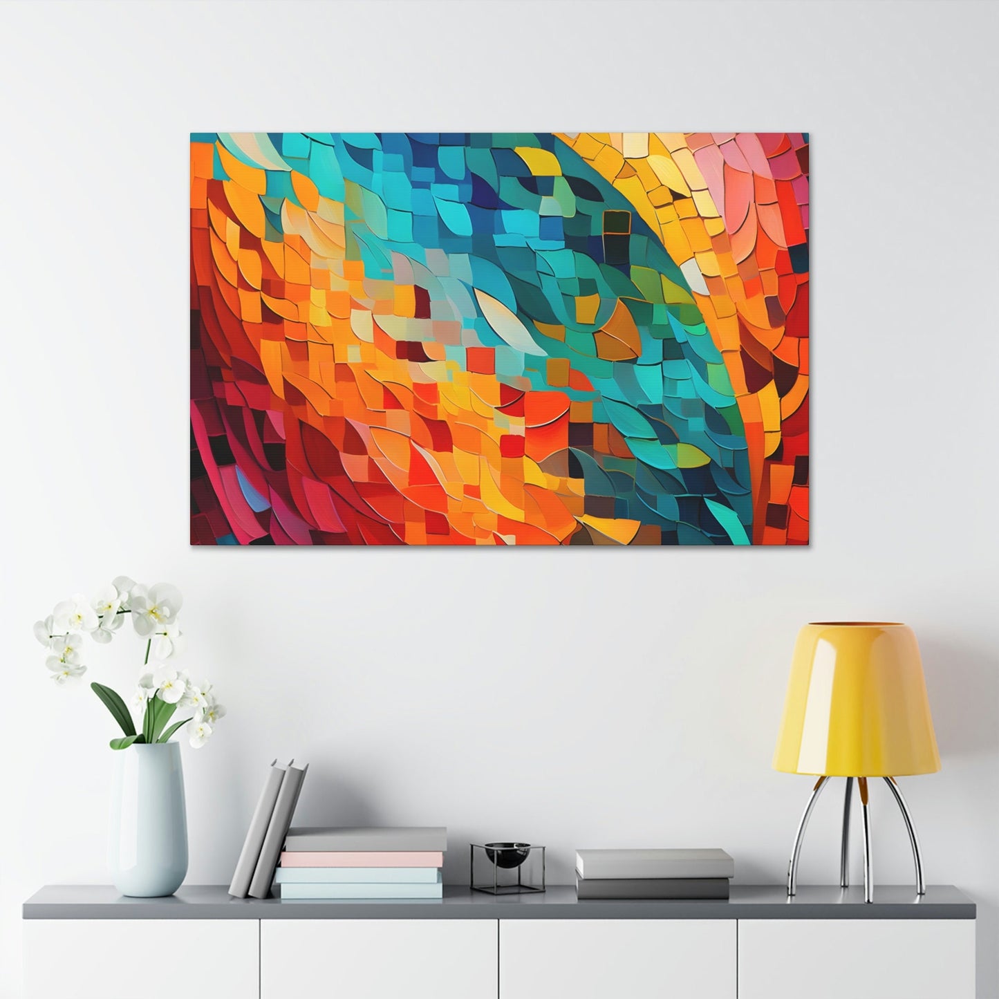 Geometric Abstract Canvas Art