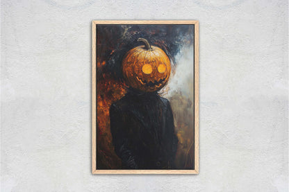 Scary Pumpkin, Halloween Art, Headless Horseman, Jack O Lantern, Spooky Art, Gothic Decor