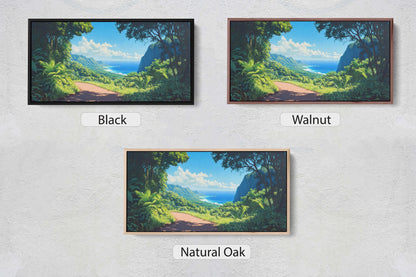 Road to Hana, Maui Hawaii Art, Beach Painting, Scenic Drive