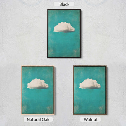 Maximalist Cloud, Emerald Green, Blue Tones