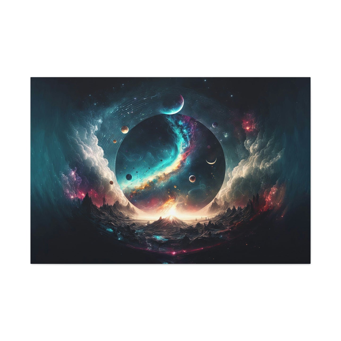 Inter Dimensional Space art Canvas Art Ready To Hang