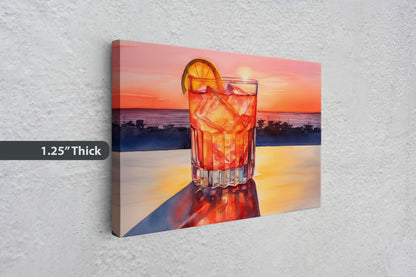Tequila Sunrise, Mexico Beach, Bar Decor, Restaurant art, Kitchen Decor, Dining Room Art, Mexican Food, Cocktail Print