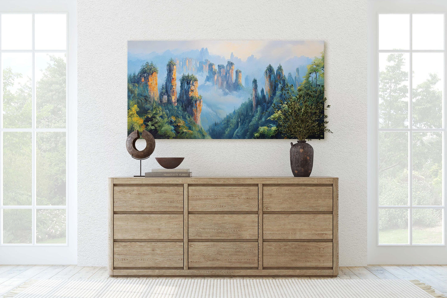Zhangjiajie National Forest, Nature Painting, Scenic Art