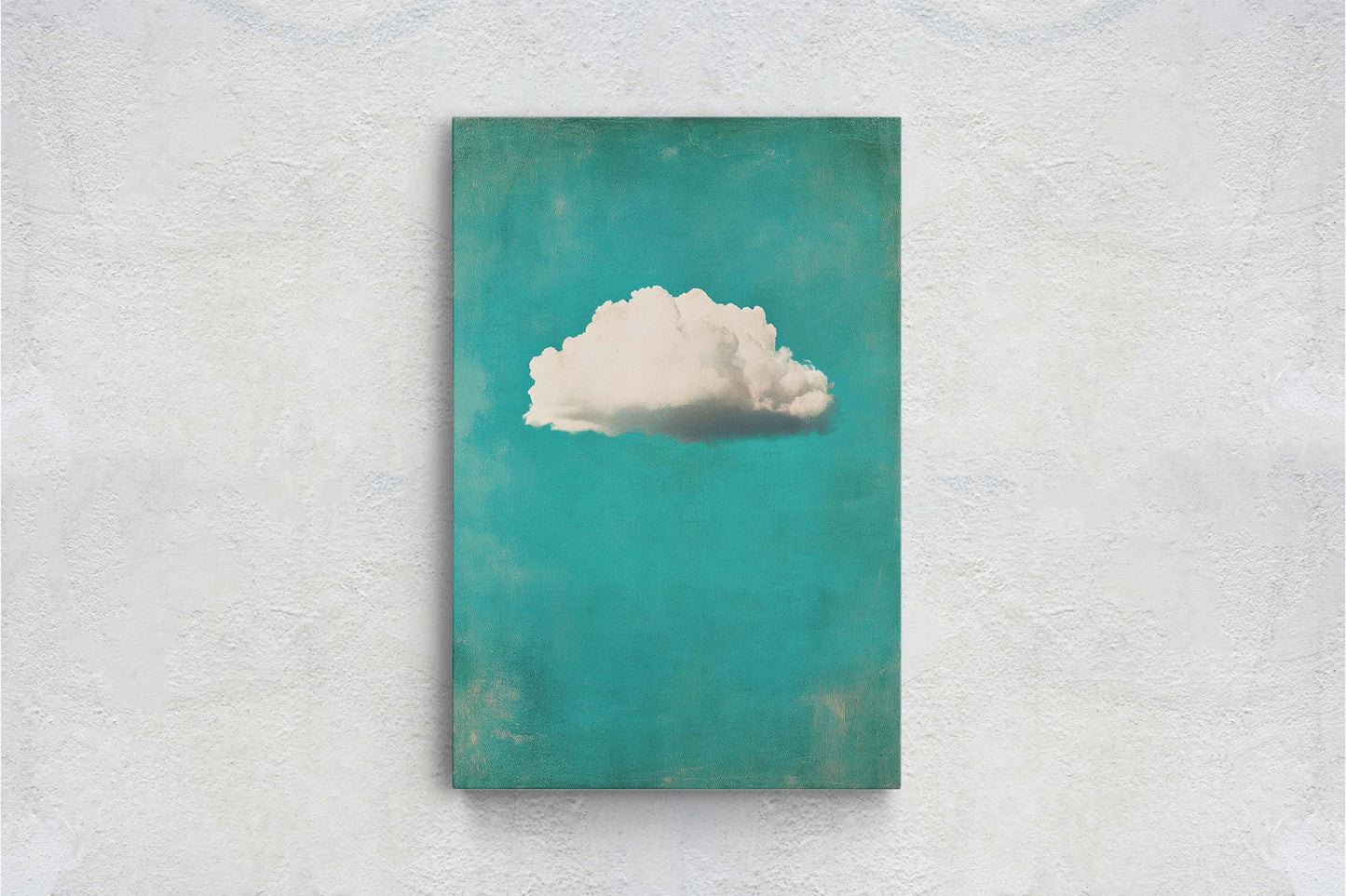 Maximalist Cloud, Emerald Green, Blue Tones