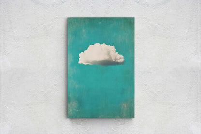 Maximalist Cloud, Emerald Green, Blue Tones