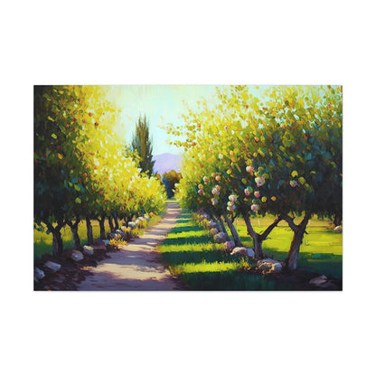 Apple Orchard Canvas Art Ready To Hang Large Print