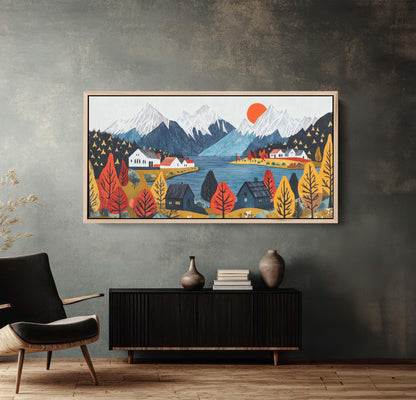 Scandinavian Mountain, Mountain Village, Mountain Town