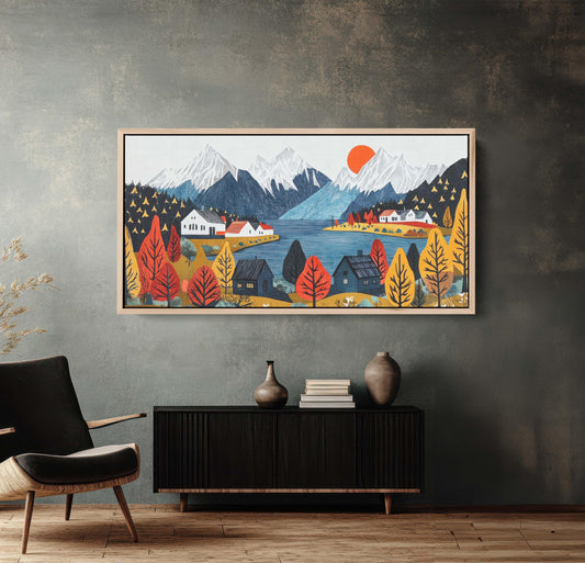 Scandinavian Mountain, Mountain Village, Mountain Town