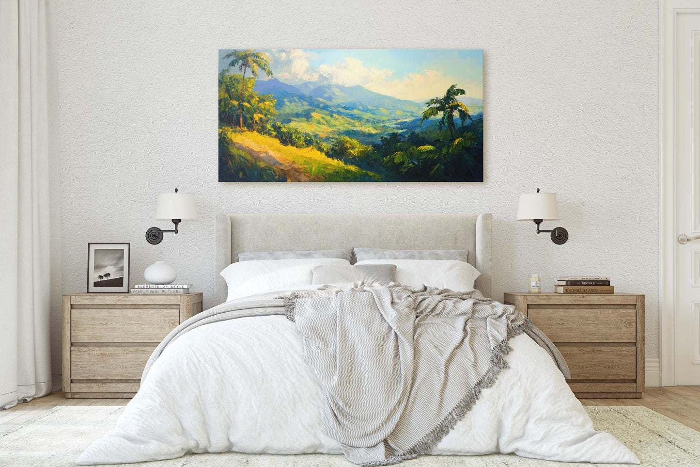 Blue Mountains, Jamaica Art, Tropical Decor, Tropics Art, Extra Large Print