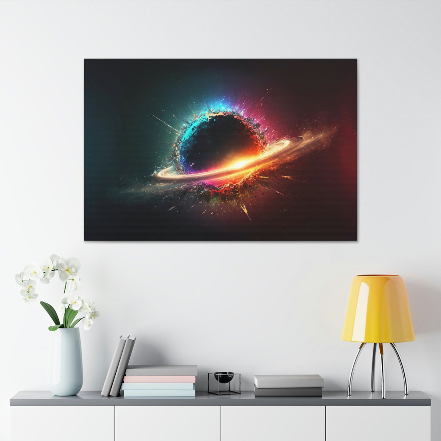 Exploding Planet Canvas Art Ready To Hang | Science Fiction | Sci-Fi | Fantasy