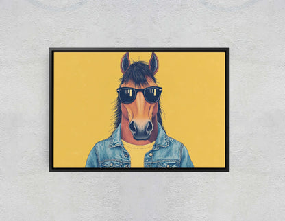 Hipster Horse Print, Street Art, Graffiti Print, Pop Art, Modern Decor