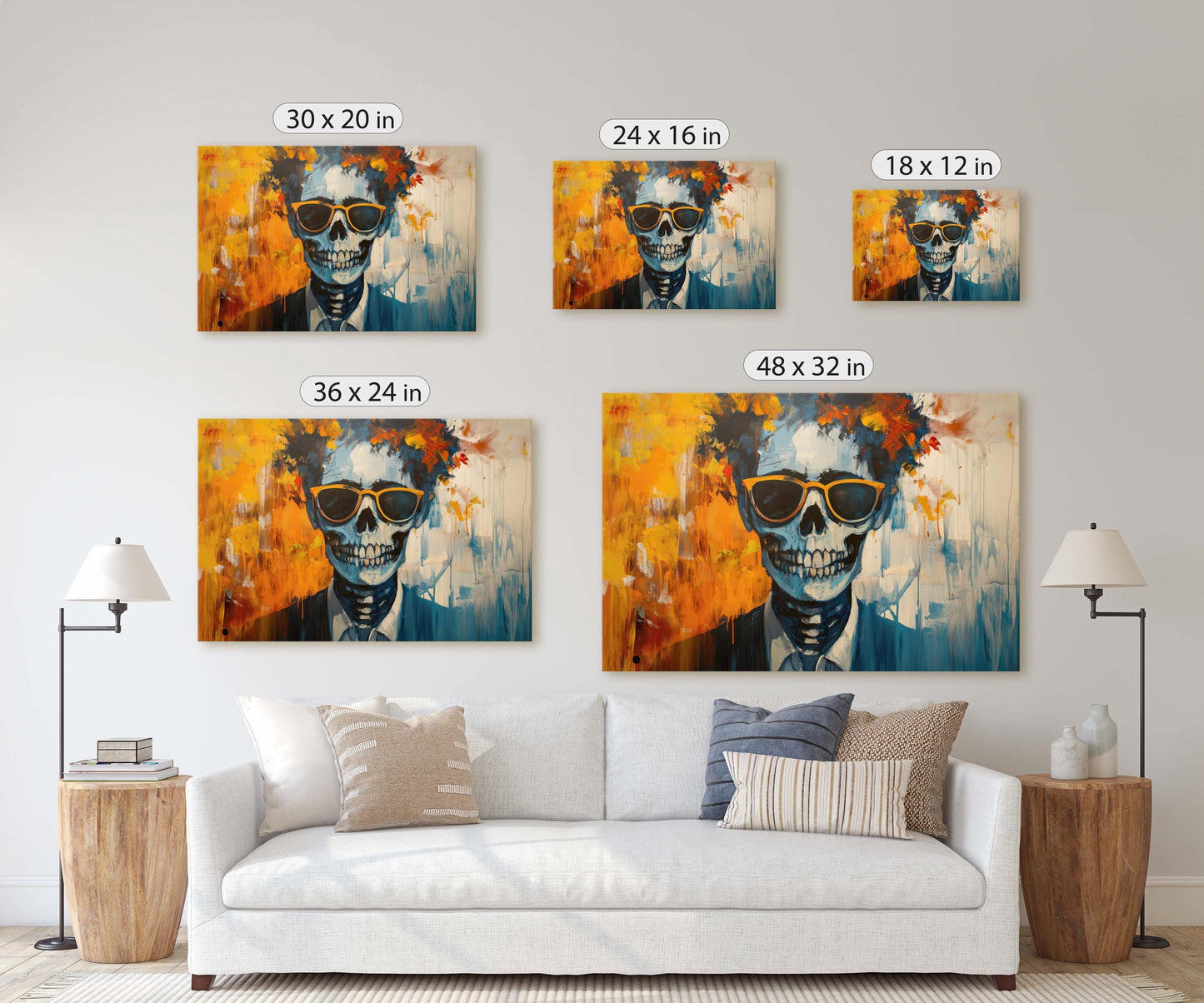 Hipster Skeleton, Halloween Abstract, Death Work, Halloween Pop Art, Creepy Decor, Gothic Art, Working Dead