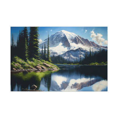 Mount Rainier Canvas Ready to Hang