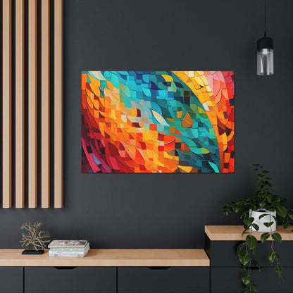 Geometric Abstract Canvas Art
