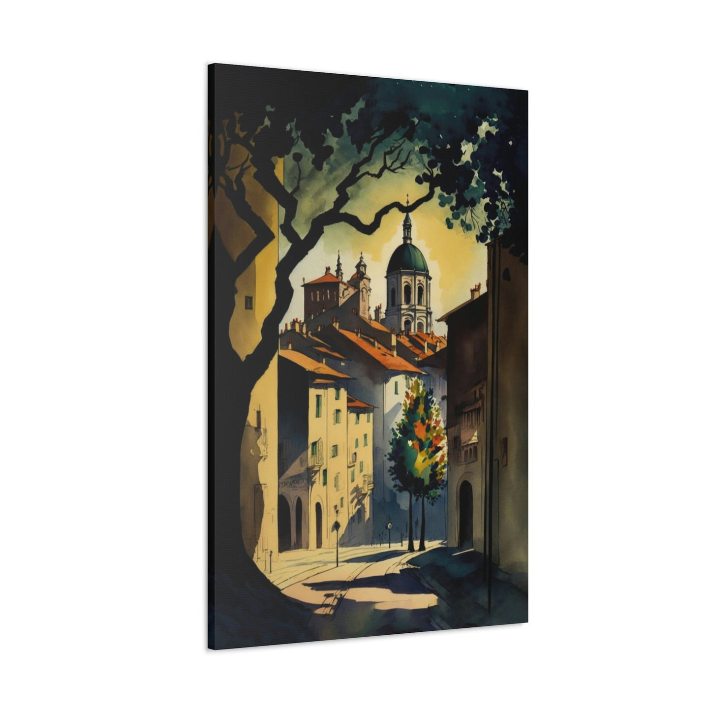 German City Canvas Ready To Hang Large Print, Eurpoean, Prague, Italy