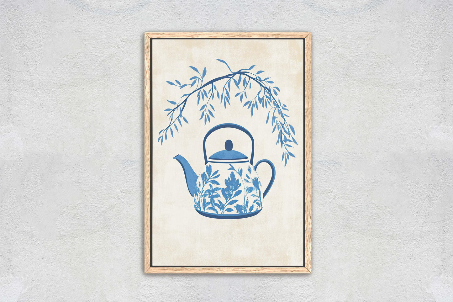 China Teapot, Willow Pattern Art, Japanese Teapot, Asian Decor