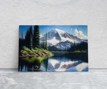 Mount Rainier Canvas Ready to Hang