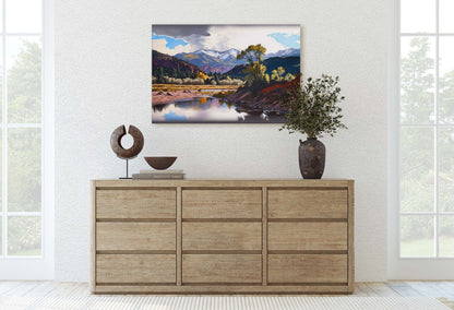 Redstone Colorado, Mountain Landscape, Rocky Mountains, Canvas Art, Ready To Hang, Large Print, Landscape Painting