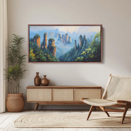 Zhangjiajie National Forest, Nature Painting, Scenic Art