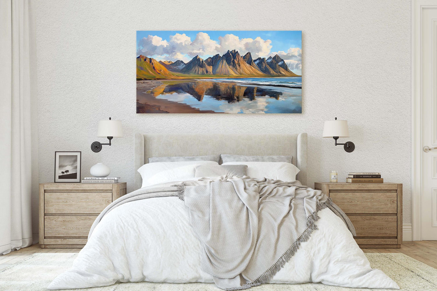 Vestrahorn Iceland, Mountain Painting, Iceland Travel