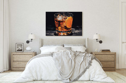 Old Fashioned, Bar Decor, Restaurant art, Kitchen Decor, Dining Room Art, Whiskey, Cocktail Print