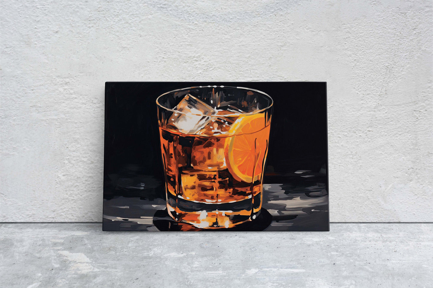 Old Fashioned, Bar Decor, Restaurant art, Kitchen Decor, Dining Room Art, Whiskey, Cocktail Print