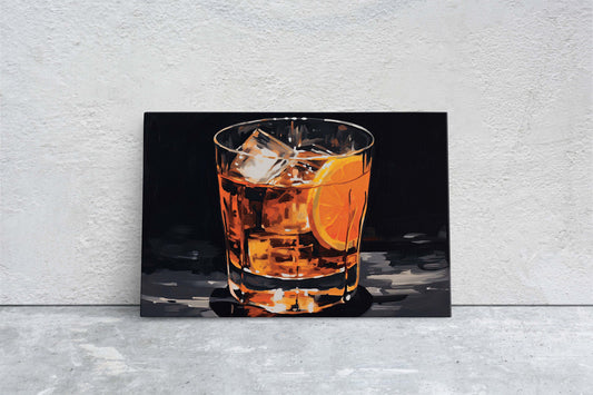 Old Fashioned, Bar Decor, Restaurant art, Kitchen Decor, Dining Room Art, Whiskey, Cocktail Print