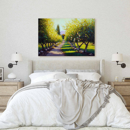 Apple Orchard Canvas Art Ready To Hang Large Print