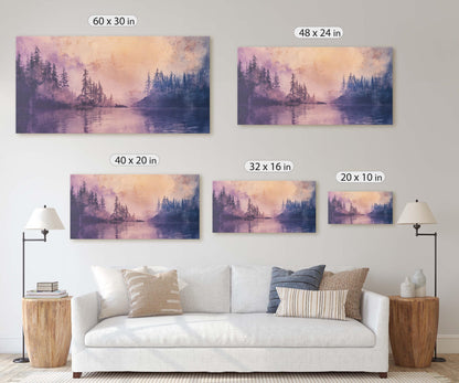 Pacific Northwest, Fog and Mist, Lake Art, Mountain Forest