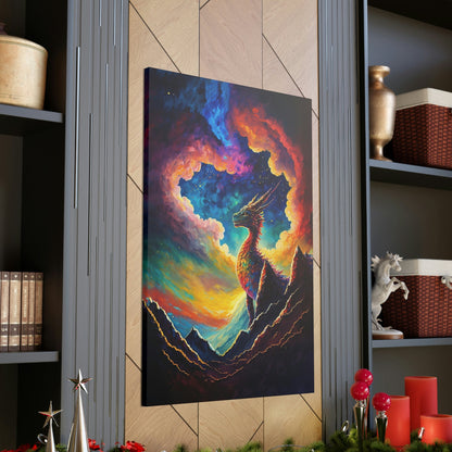 Dragon Portrait Canvas Art Ready To Hang
