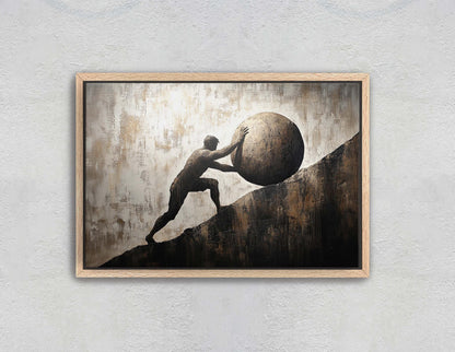 Sisyphus Art, Mythology Painting