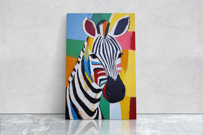 Zebra Pop Art, Abstract Zebra Print, Matisse Inspired