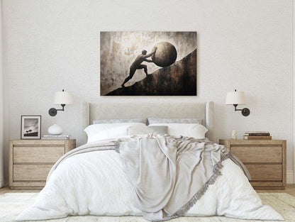 Sisyphus Art, Mythology Painting