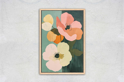 Contemporary Flowers, Floral Print, Botanical Art