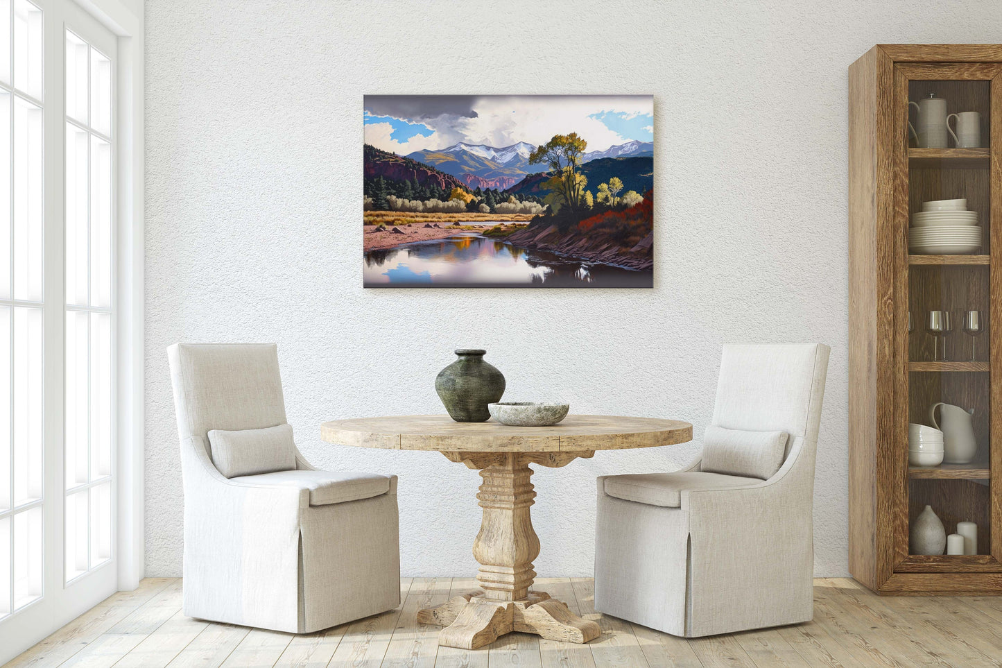 Redstone Colorado, Mountain Landscape, Rocky Mountains, Canvas Art, Ready To Hang, Large Print, Landscape Painting