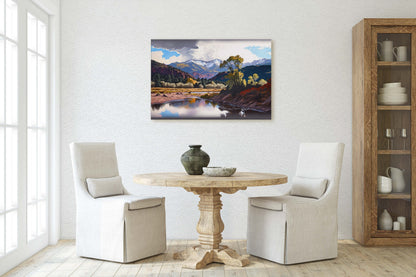 Redstone Colorado, Mountain Landscape, Rocky Mountains, Canvas Art, Ready To Hang, Large Print, Landscape Painting