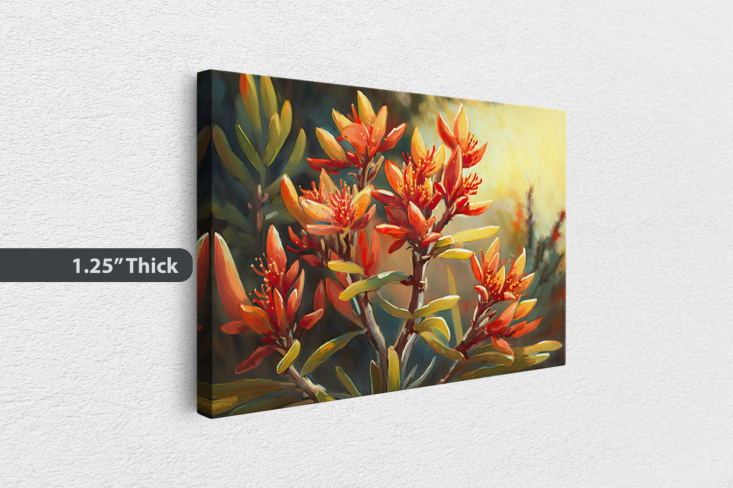 Kangaroo Paw, Anigozanthos, Colorful Flowers, Wild Flowers, Ready To Hang, Large Print, Landscape Painting, bloodwort, Australian Plant