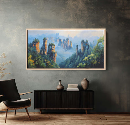 Zhangjiajie National Forest, Nature Painting, Scenic Art