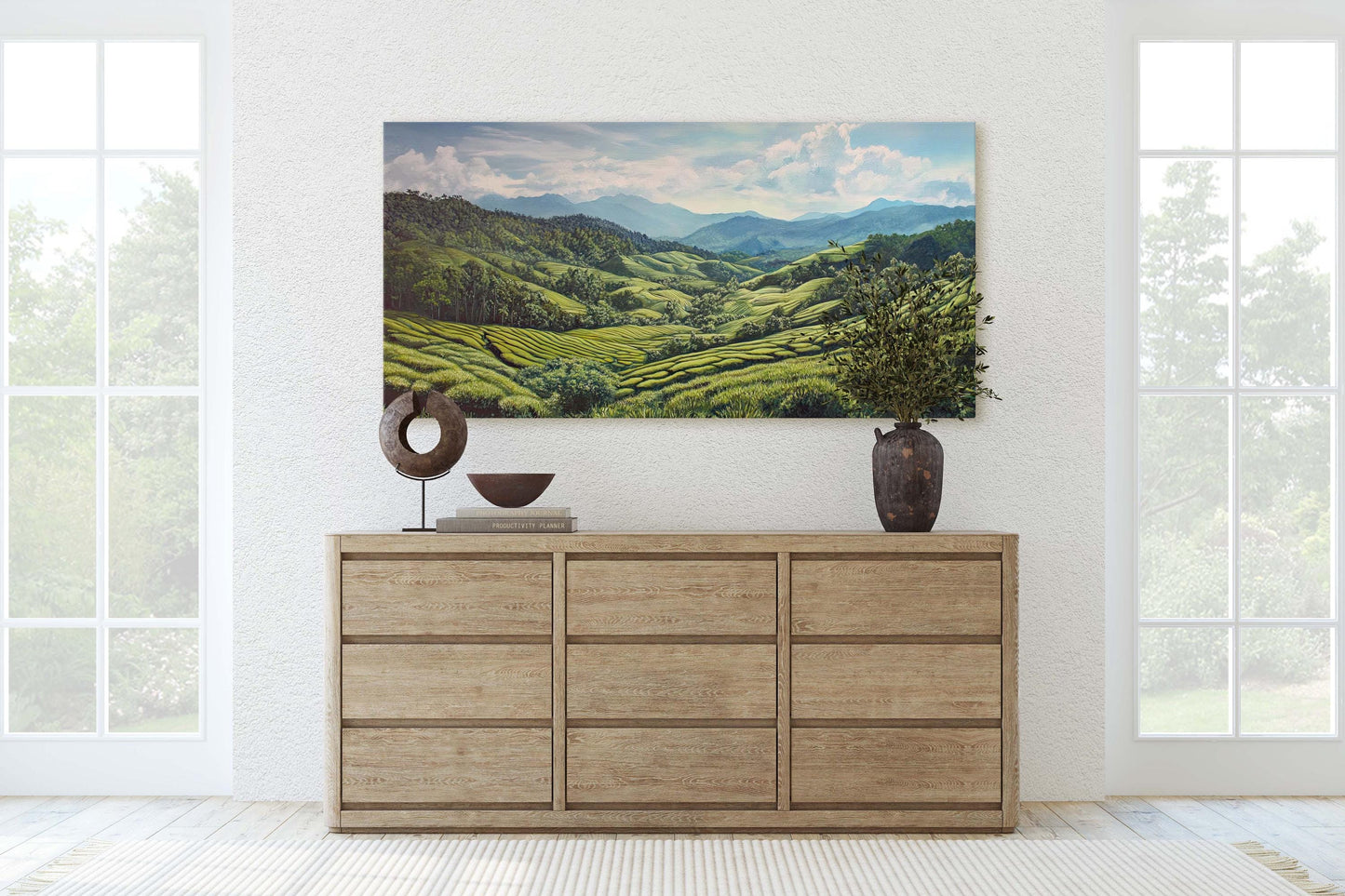 Cameron Highlands Art, Malaysia Print, Mossy Forest Art