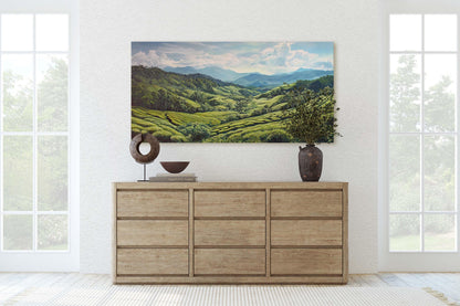 Cameron Highlands Art, Malaysia Print, Mossy Forest Art