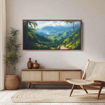 Blue Mountains Jamaica, Jamaica Wall Art, Nature painting