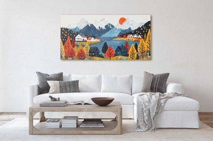 Scandinavian Mountain, Mountain Village, Mountain Town