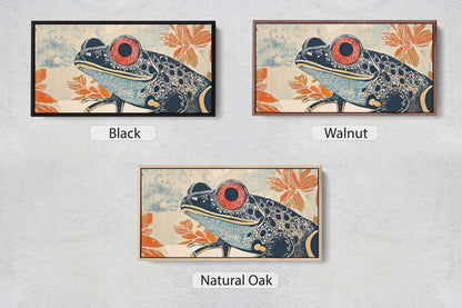 Abstract Frog Art, Scandinavian Print, Contemporary Art