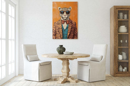 Hipster Leopard, Hipster Cheetah, Modern Art, Animal Print
