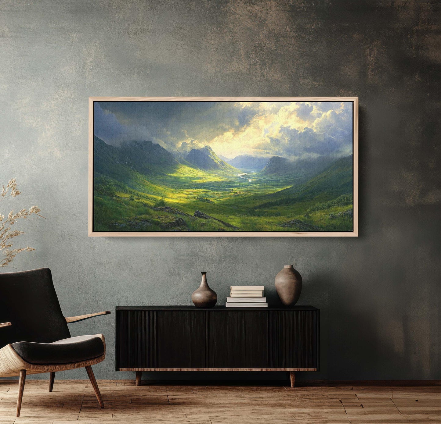 Celtic Highlands, Scotland Art, Scenic Art, Nature Painting