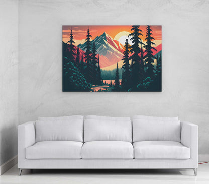 Colorado Rockies Landscape Canvas
