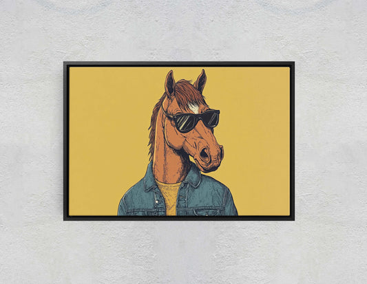 Hipster Horse Print, Street Art, Graffiti Print, Pop Art, Modern Decor